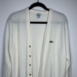 Vintage Izod Lacoste Cardigan Sweater
